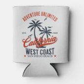 San Diego California Beach Adventure Unlimited Blikjeskoeler (Voorkant)