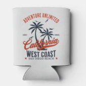 San Diego California Beach Adventure Unlimited Blikjeskoeler (Achterkant)