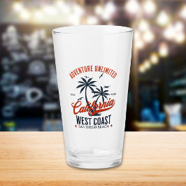 San Diego California Beach Funny San Diego  Glas