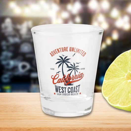 San Diego California Beach Funny San Diego Shot Glas