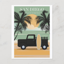  San Diego California Beach Travel Briefkaart