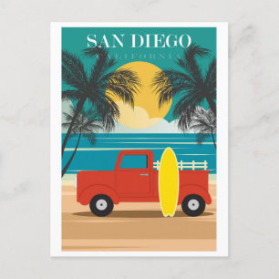  San Diego California Beach Travel Briefkaart