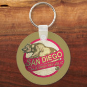 San Diego California  beer sleutelhanger (Voorkant)