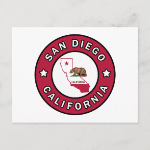 San Diego California Briefkaart