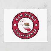 San Diego California Briefkaart (Voorkant)