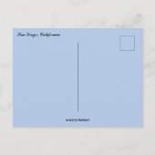 San Diego California Briefkaart (Achterkant)