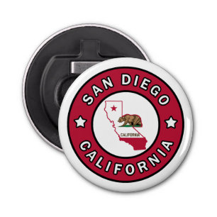 San Diego California Button Flesopener