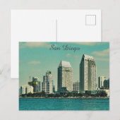 San Diego California City Skyline reisfoto Briefkaart (Voorkant / Achterkant)
