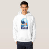 San Diego California Hoodie (Voorkant volledig)