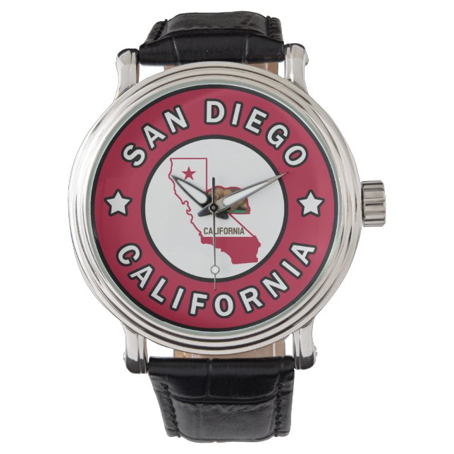 San Diego California Horloge (Voorkant)