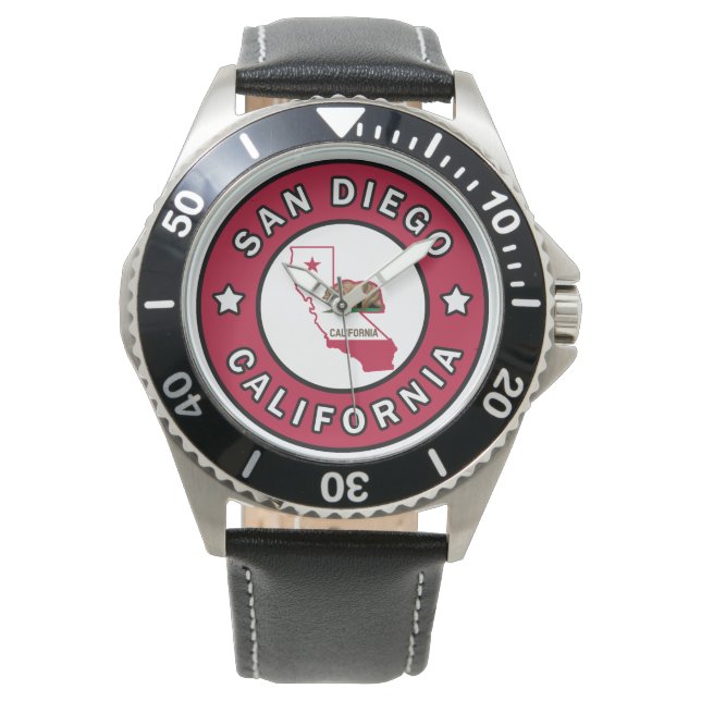 San Diego California Horloge (Voorkant)