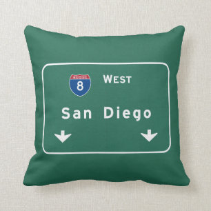San Diego California Interstate Highway Freeway: Kussen