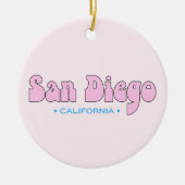 San Diego California Keramisch Ornament (Voorkant)