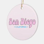 San Diego California Keramisch Ornament (Links)