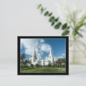 San Diego California LDS Temple Briefkaart (Staand voorkant)