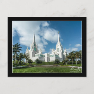 San Diego California LDS Temple Briefkaart