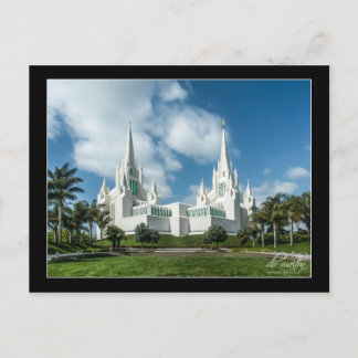 San Diego California LDS Temple Briefkaart