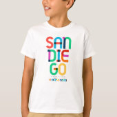 San Diego California Mid Century, Pop Art, T-shirt (Voorkant)