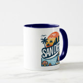 San Diego California Mok (Voorkant rechts)