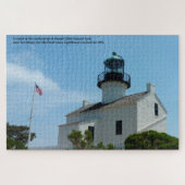San Diego California Old Point Loma Lighthouse Legpuzzel (Horizontaal)