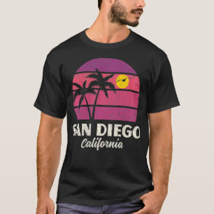 San Diego California Palms Liefde San Diego T-shirt