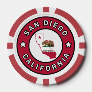 San Diego California Pokerchips