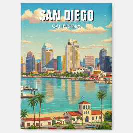 San Diego California Reizen Magneet