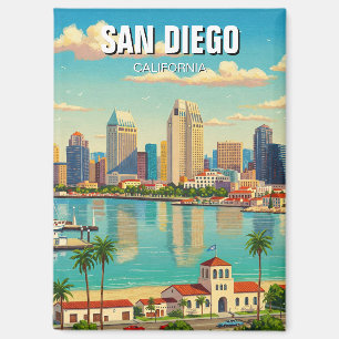 San Diego California Reizen Magneet