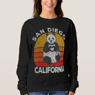 San Diego California Retro Panda Zoo Trui