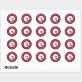 San Diego California Ronde Sticker (Vel)