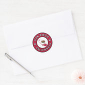 San Diego California Ronde Sticker (Envelop)