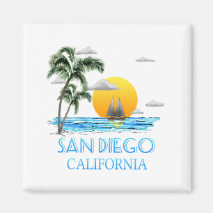 San Diego California Sailing Magneet