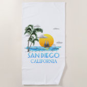 San Diego California Sailing Strandlaken (Voorkant)