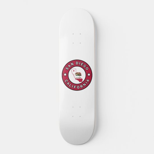 San Diego California Skateboard (Voorkant)