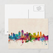 San Diego California Skyline Briefkaart (Voorkant / Achterkant)