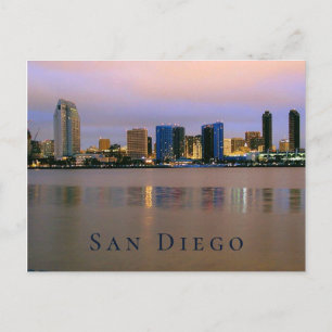 San Diego, California Skyline Briefkaart