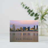 San Diego, California Skyline Briefkaart (Staand voorkant)