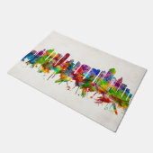 San Diego California Skyline Deurmat (Schuin)