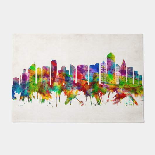 San Diego California Skyline Deurmat (Voorkant)