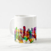 San Diego California Skyline Koffiemok (Voorkant links)