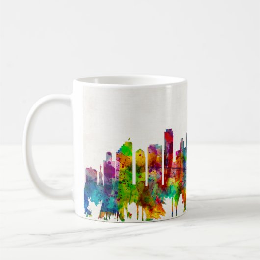San Diego California Skyline Koffiemok (Links)