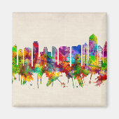 San Diego California Skyline Magneet (Voorkant)