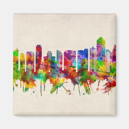 San Diego California Skyline Magneet (Voorkant)