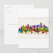 San Diego California Skyline Uitnodiging Briefkaart (Voorkant / Achterkant)