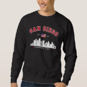 San Diego California Skyline West Coast Vibes Trui (Voorkant)