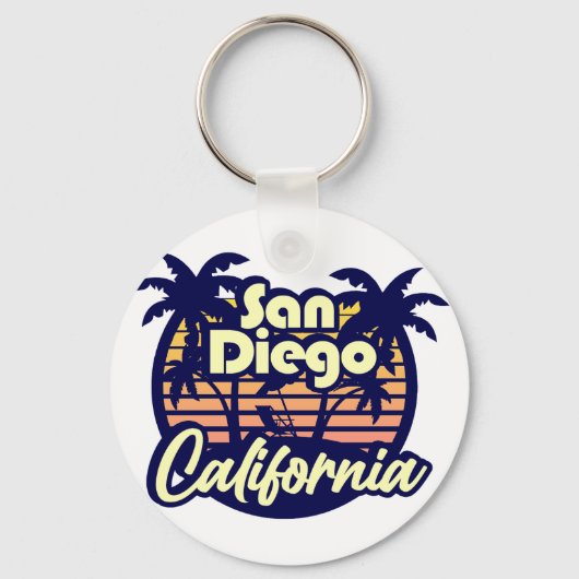 San Diego California Sleutelhanger (Voorkant)