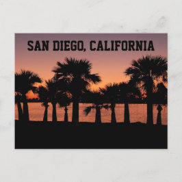 San Diego California Sunset Briefkaart