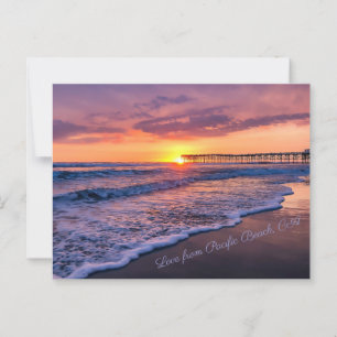 San Diego California Sunset Briefkaart