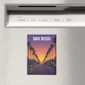 San Diego California Sunset Magneet (Insitu (Vaatwasser))
