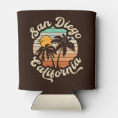 San Diego California Sunset Vacation Souvenirs Blikjeskoeler (Achterkant)